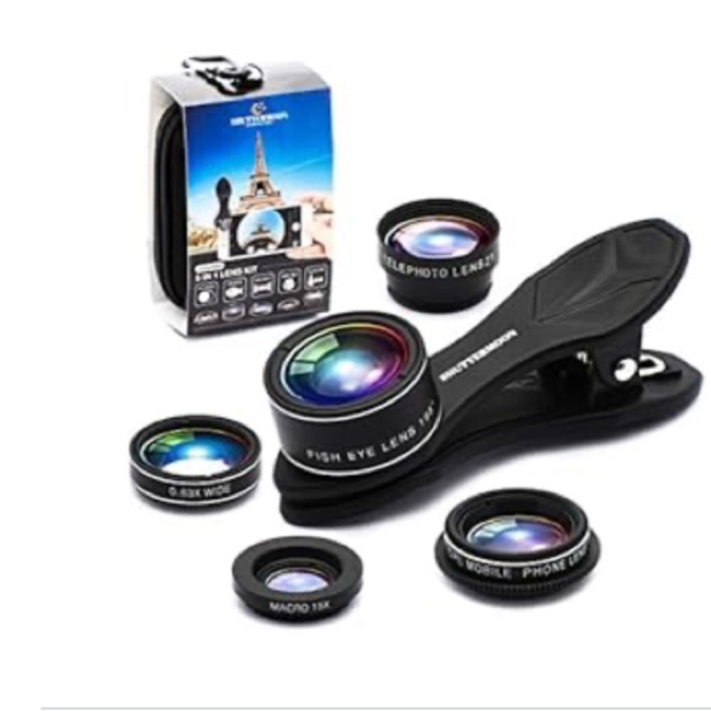 Shuttermoon 5 in 1 Lens Kit Smartphone Attachments